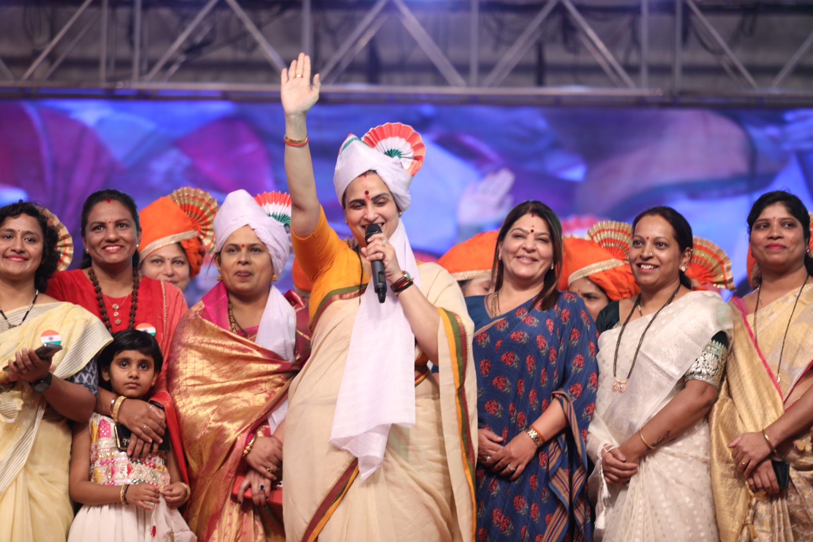 राज्यातील नारीशक्तीची ताकद महेश लांडगे यांच्या पाठिशी - चित्रा वाघ