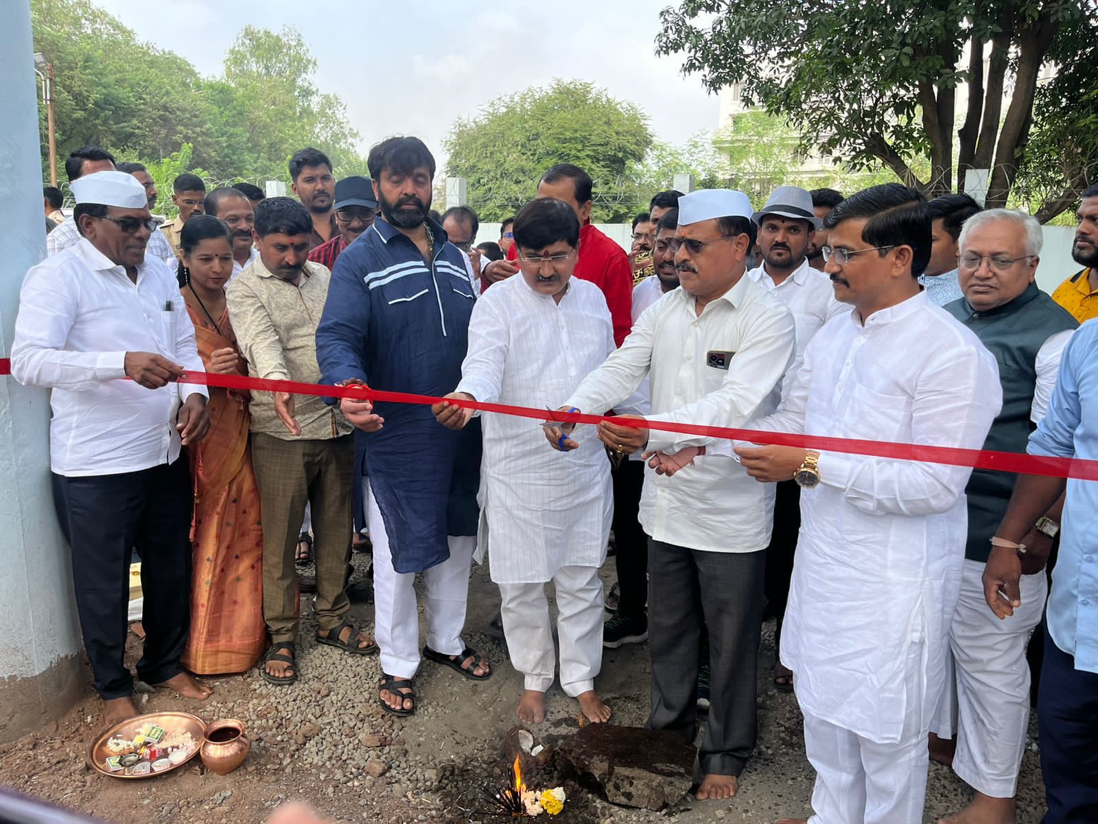 आमदार महेश लांडगे यांच्याहस्ते डुडूळगावातील पाण्याच्या टाकीचे लोकार्पण