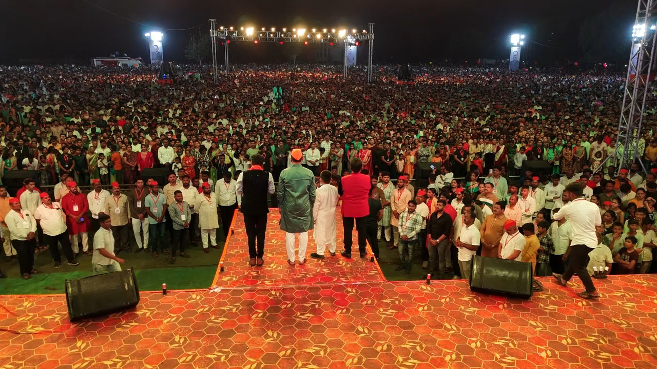 भाजप शहराध्यक्ष शंकर जगताप आयोजित रावण दहन कार्यक्रमाला एक लाखांहून अधिक नागरिकांची हजेरी..