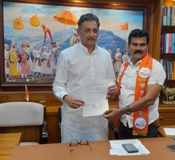 तिसऱ्या आघाडीचे शिलेदार; बाळासाहेब ओव्हाळ पिंपरी विधानसभेतून दि.२८ रोजी सकाळी छत्रपतीं संभाजीराजेंच्या उपस्थितीत अर्ज भरणार