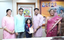 विश्वविजेतेपदाचे ध्येय घेऊन युवा बुद्धिबळपटू अन्वीची दमदार वाटचाल; महापौर रवि लांडगे यांच्या कडून सन्मान व शुभेच्छा! 