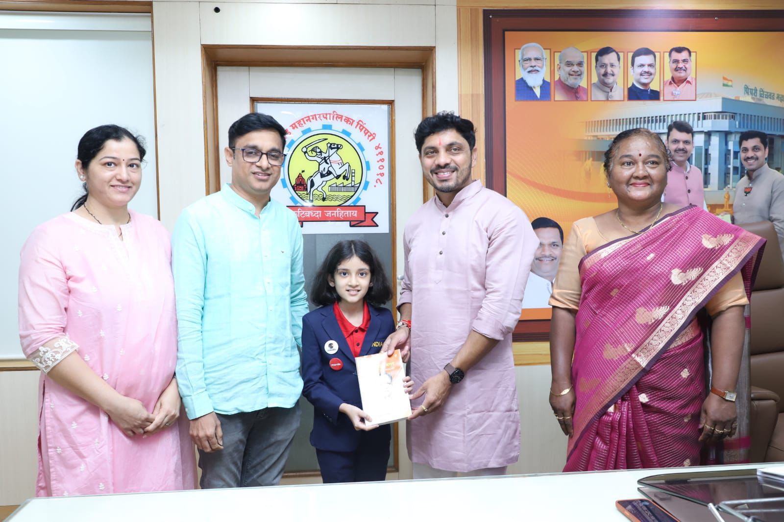 विश्वविजेतेपदाचे ध्येय घेऊन युवा बुद्धिबळपटू अन्वीची दमदार वाटचाल; महापौर रवि लांडगे यांच्या कडून सन्मान व शुभेच्छा! 