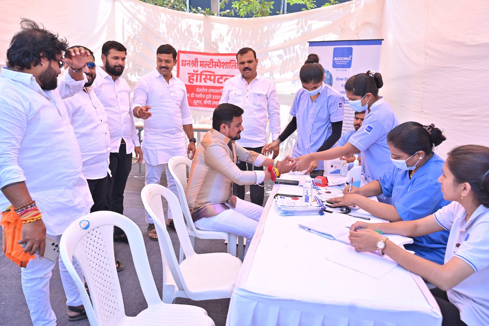 सेवा संकल्प अभियानांतर्गत रक्तदान, आरोग्य शिबिर आणि नशामुक्ती प्रतिज्ञेला उत्स्फूर्त प्रतिसाद - आमदार महेश लांडगे