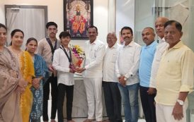 नगरसेवक सुरेश शिवाजी भोईर यांच्या वतीने क्रीडा क्षेत्रातील मुलांचा सत्कार संपन्न! 