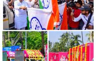 अजित पवार यांच्या हस्ते पक्षाच्या प्रचार एलईडी व्हॅनला हिरवा झेंडा; १५० प्रचार वाहने महाराष्ट्रभर फिरून प्रचार करणार