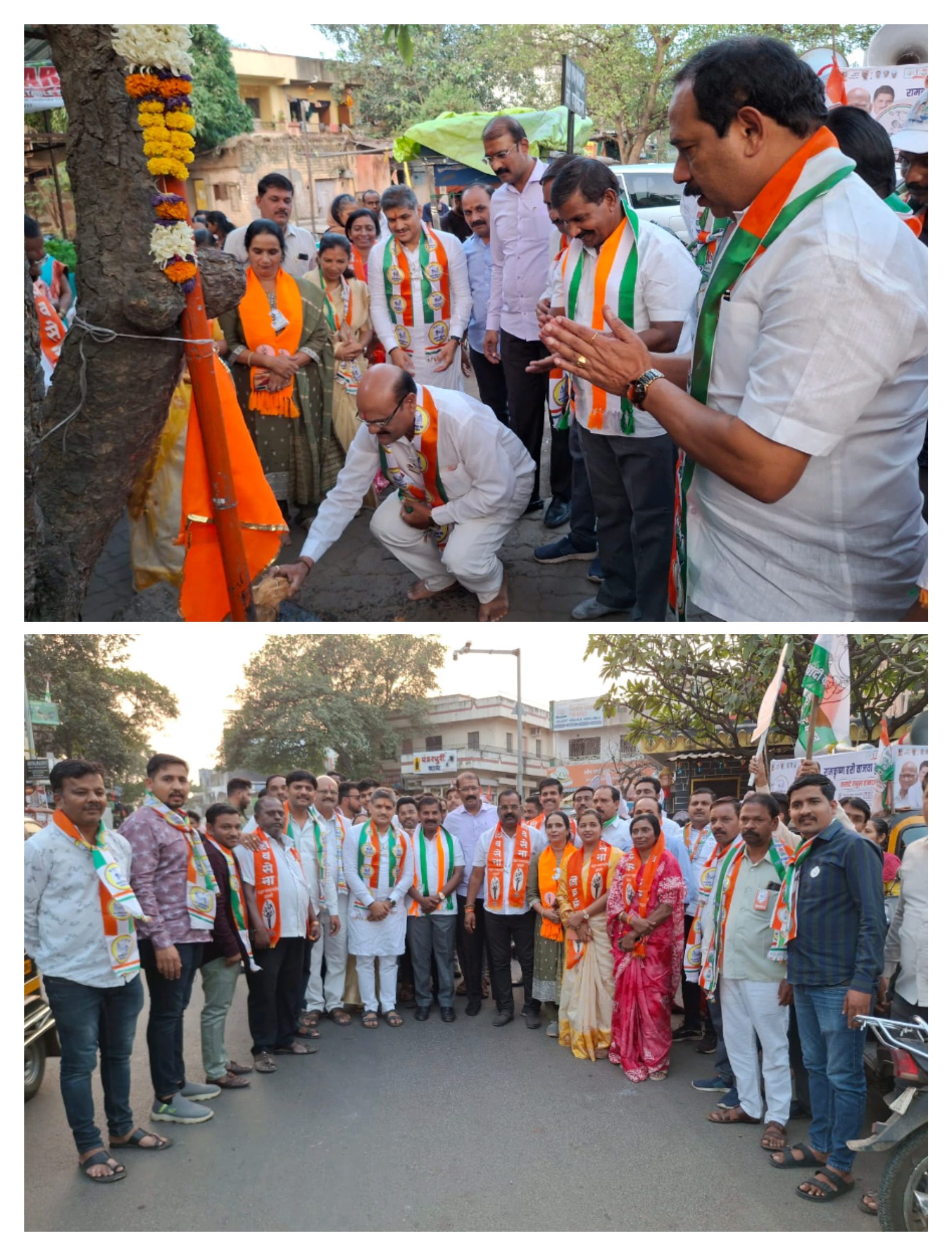 'एकच वादा राहुल दादा', 'येऊन येऊन येणार कोण राहुल कलाटें शिवाय आहेच कोण' अशा घोषणांनी थेरगाव- काळेवाडी परिसर दुमदुमून गेला!