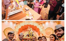 श्रीमंत भाऊसाहेब रंगारी गणपतीच्या दर्शनाला मान्यवरांची मांदियाळी!