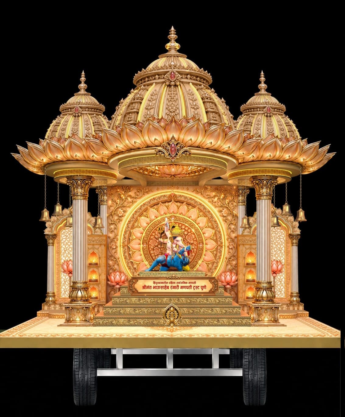 श्रीमंत भाऊसाहेब रंगारी गणपती ट्रस्टच्या विसर्जन सोहळ्याची रूपरेषा जाहीर; मानाच्या पाचही गणपतींना पुष्पहार अर्पण करण्याची परंपरा कायम!